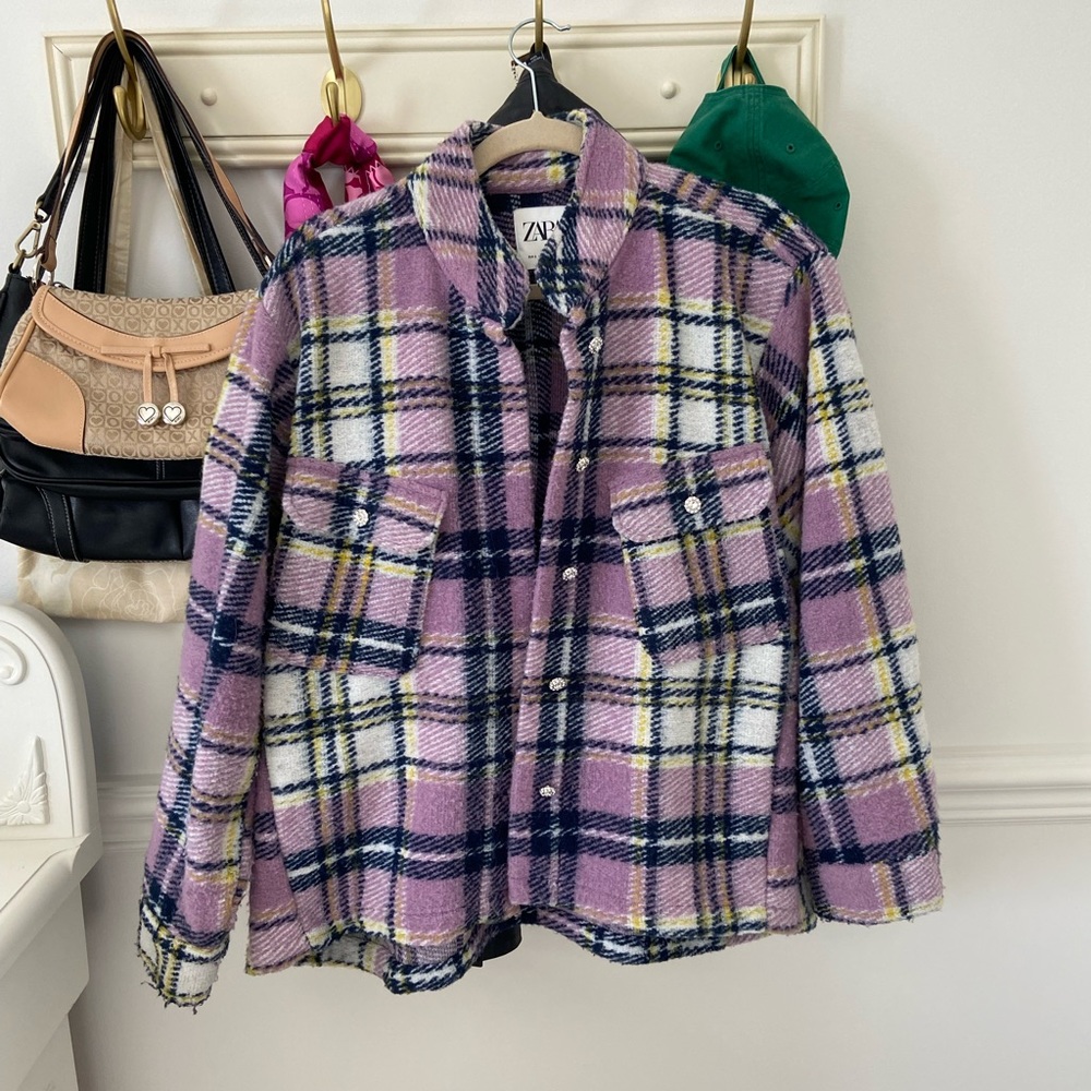 Zara Plaid Jacket